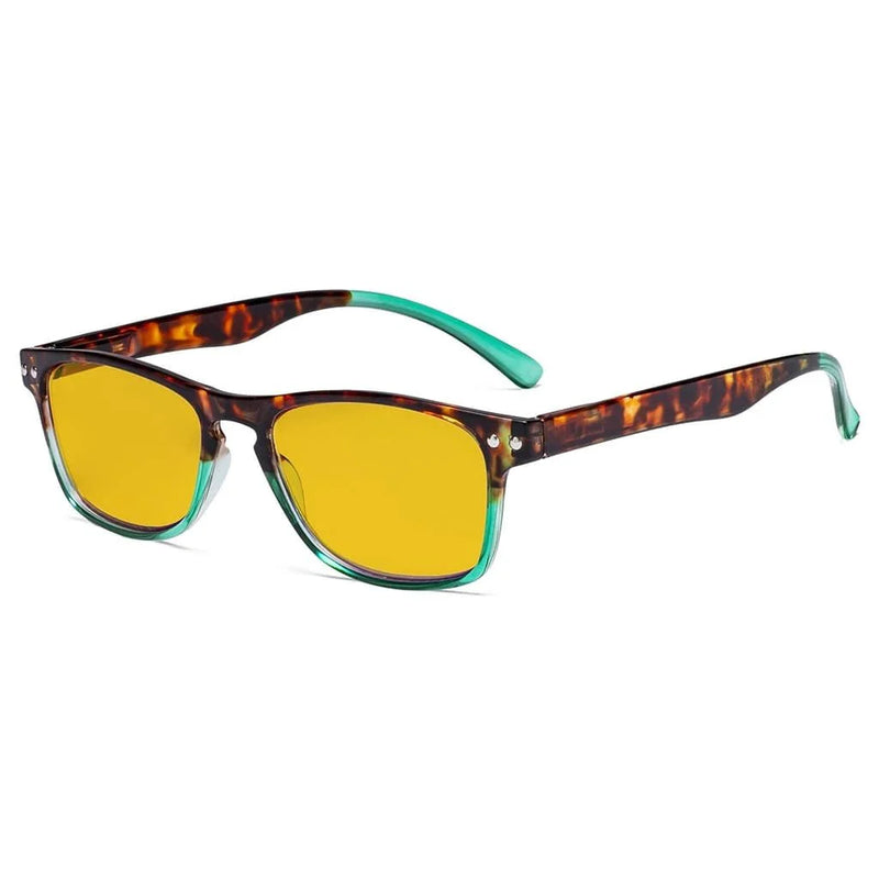 eyekeeper.com Blue Light Blocking Reading Glasses Tortoise Temples HP046D Eyeglasses White Smoke Tortoise Green / +1.00,Tortoise Green / +1.25,Tortoise Green / +1.50,Tortoise Green / +1.75,Tortoise Green / +2.00,Tortoise Green / +2.25,Tortoise Green / +2.50,Tortoise Green / +3.00