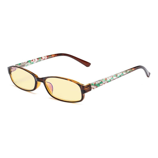 eyekeeper.com Blue Light Blocking Reading Glasses TMCG908 Eyeglasses Dark Slate Gray Brown / without magnification,Brown / +1.00,Brown / +2.50