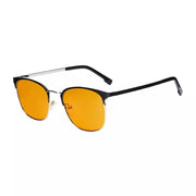 eyekeeper.com Blue Light Eyeglasses Metal Frame LX19018-BB98 Eyeglasses White Smoke Black / without magnification,Purple / without magnification,Red / without magnification