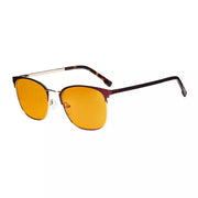 eyekeeper.com Blue Light Eyeglasses Metal Frame LX19018-BB98 Eyeglasses White Smoke Red / without magnification