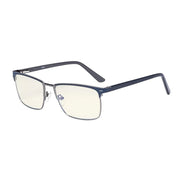 eyekeeper.com Blue Light Filter Eyeglasses Classic Eyewear LX19010-BB40 Eyeglasses White Smoke Blue / without magnification