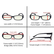 eyekeeper.com Blue Light Filter Eyeglasses UVR9105 Eyeglasses White Smoke Blue / without magnification