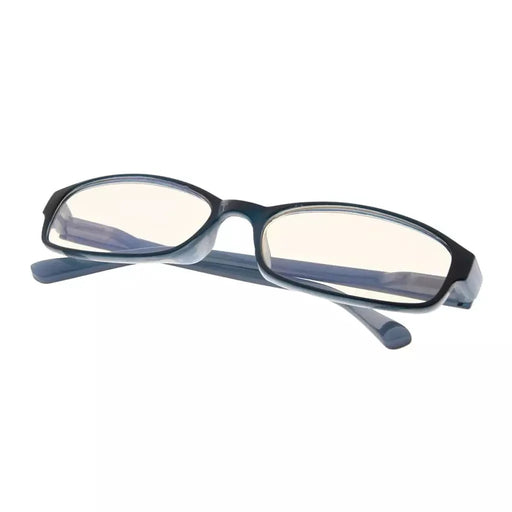 eyekeeper.com Blue Light Filter Readers CG908K Eyeglasses White Smoke Blue / without magnification,Blue / +2.50,Blue / +4.00