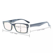 eyekeeper.com Blue Light Filter Reading Glasses 1-UVR055 Eyeglasses White Smoke Black / without magnification,Black / +0.50,Black / +0.75,Black / +1.00,Black / +1.25,Black / +1.50,Black / +2.00,Black / +2.25,Black / +2.50,Black / +2.75,Black / +3.00,Black / +4.00,Black Brown / +0.50,Black Brown / +0.75,Black Brown / +1.00,Black Brown