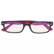 eyekeeper.com Blue Light Filter Reading Glasses 1-UVR055 Eyeglasses White Smoke Black Red / +0.50,Black Red / +0.75,Black Red / +1.00,Black Red / +1.25,Black Red / +1.75,Black Red / +2.00,Black Red / +2.25,Black Red / +2.50,Black Red / +2.75,Black Red / +3.00,Black Red / +4.00