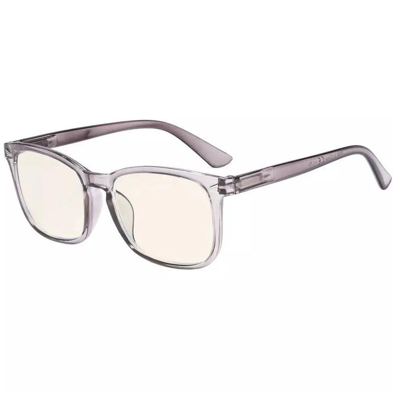 eyekeeper.com Blue Light Filter Reading Glasses UVRT1801 Eyeglasses White Smoke Grey / +0.75,Grey / +1.00,Grey / +1.75,Grey / +3.00