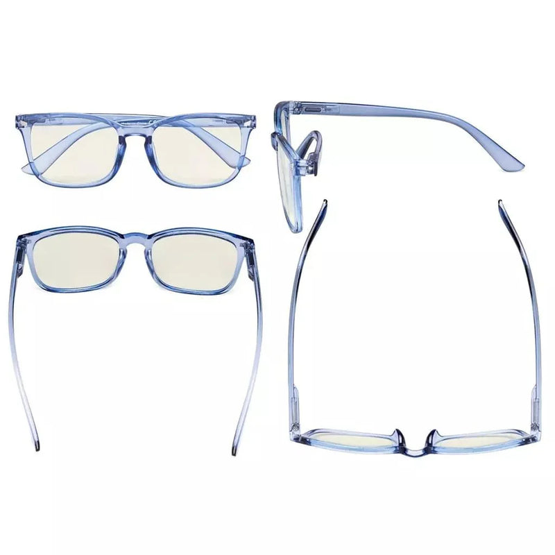 eyekeeper.com Blue Light Filter Reading Glasses UVRT1801 Eyeglasses White Smoke Black / +0.75,Black / +1.00,Black / +1.25,Black / +1.50,Black / +1.75,Black / +2.00,Black / +2.50,Black / +3.00,Black / +4.00,Blue / +1.00,Blue / +1.25,Blue / +1.75,Clear / +0.50,Clear / +0.75,Clear / +1.00,Clear / +1.25,Clear / +1.50,Tortoise / +0.50,Tor
