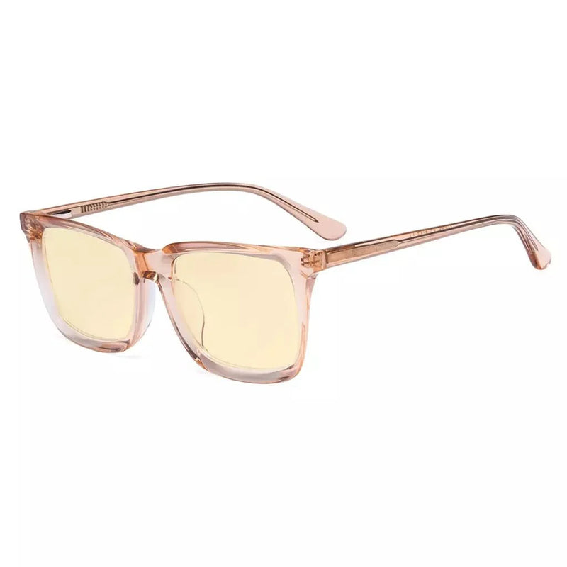 eyekeeper.com Blue Light Glasses Eyeglasses Vintage Style BC1903-BB60 Eyeglasses White Smoke Champagne / without magnification