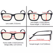 eyekeeper.com Blue Light Protection Glasses Vintage Style BC1903-BB40 Eyeglasses White Smoke Black / without magnification,Champagne / without magnification,Clear / without magnification,Tortoise / without magnification,Grey / without magnification
