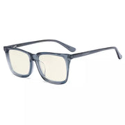 eyekeeper.com Blue Light Protection Glasses Vintage Style BC1903-BB40 Eyeglasses White Smoke Grey / without magnification