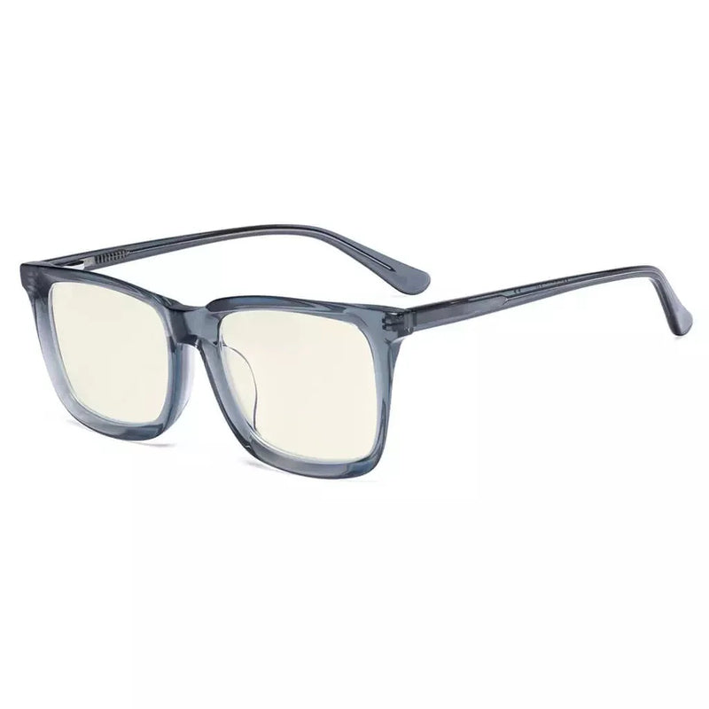 eyekeeper.com Blue Light Protection Glasses Vintage Style BC1903-BB40 Eyeglasses White Smoke Grey / without magnification