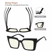 eyekeeper.com Blue Light Spectacles 5 Pack Oversized Reading Glasses UV2141 Eyeglasses White Smoke 5 Pairs Mix / without magnification,5 Pairs Mix / +0.50,5 Pairs Mix / +1.00,5 Pairs Mix / +1.25,5 Pairs Mix / +1.50,5 Pairs Mix / +1.75,5 Pairs Mix / +3.50,5 Pairs Mix / +4.00
