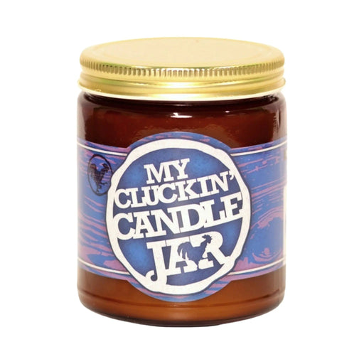My Cluck Hut Blue Moon Flower | My Cluckin’ Candle Jar Candles White Smoke