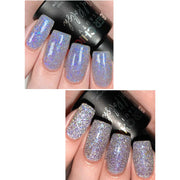 UberChic Beauty Summer Rain - Iridescent Reflective Gel Polish Gel Polish Dark Gray