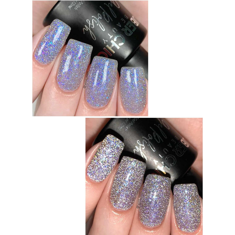 UberChic Beauty Summer Rain - Iridescent Reflective Gel Polish Gel Polish Dark Gray