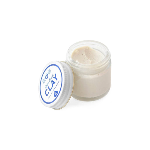Ace High Co Blue Suede Clay - 1 oz Travel Size pomade White Smoke