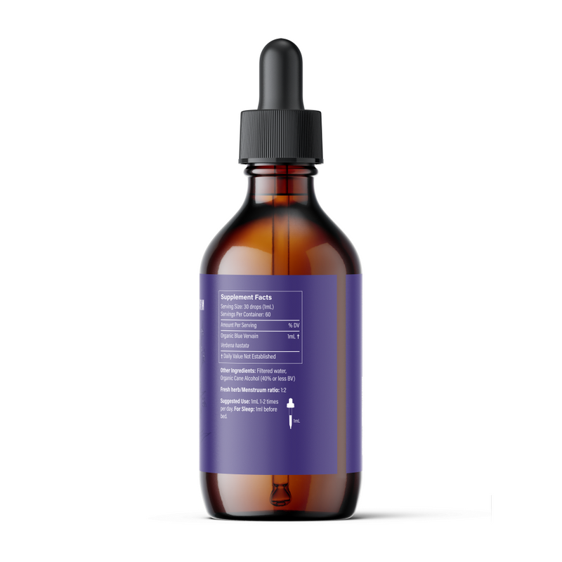 Portland Ashwagandha Farm Blue Vervain - Fresh Spagyric Tincture Tincture Dim Gray