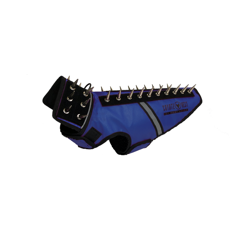 CoyoteVest SpikeVest Vest White Smoke Small / Royal Blue