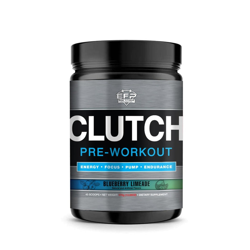 Edge Fitness Performance Clutch Pre-Workout Fitness Supplement Black Blueberry Limeade