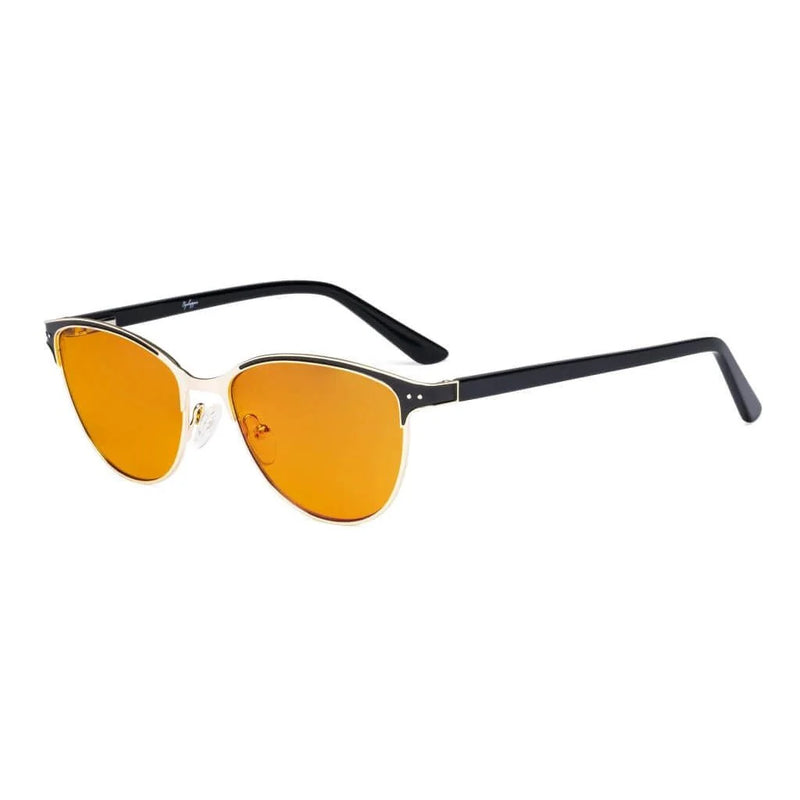 eyekeeper.com Bluelight Glassess Vintage Style Cat-eye Eyeglasses LX19009-BB98 Eyeglasses White Smoke Black / without magnification,Purple / without magnification,Red / without magnification