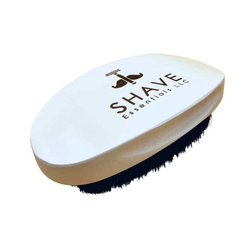 Shave Essentials Boar Bristle Hair Brush Combs & Brushes White Smoke WHITE