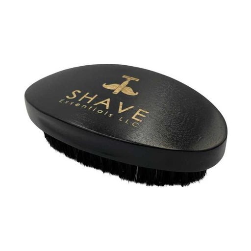 Shave Essentials Boar Bristle Hair Brush Combs & Brushes White Smoke BLACK