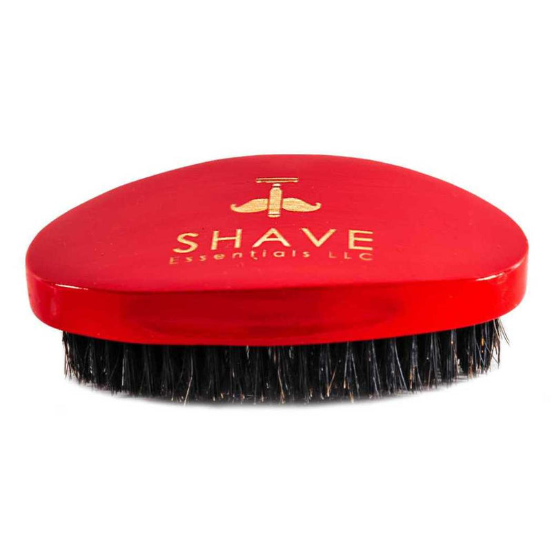 Shave Essentials Boar Bristle Hair Brush Combs & Brushes White Smoke RED,BLACK,WHITE,WOOD Soft Bristle