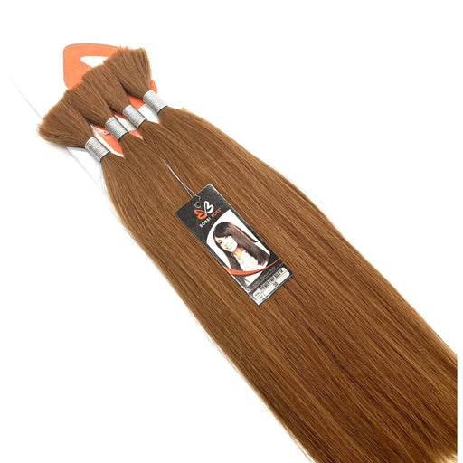 VIP Extensions Bobbi Boss 100% Human Hair Premier Yaky Bulk 18" Hair Extension White Smoke 30