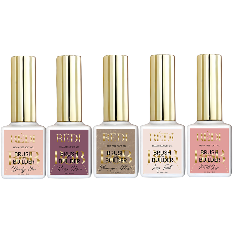 Red Iguana LLC 5 colors BoB Gel set Nail Prep White Smoke