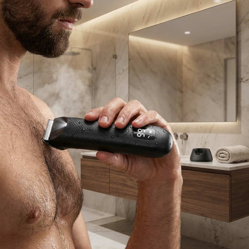Shave Essentials BodyGroom Pro Hair Trimmers and Clippers Rosy Brown