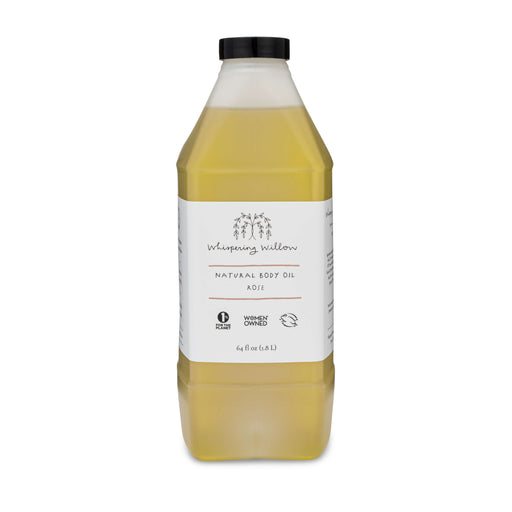Whispering Willow Rose Body Oil Bulk Refill Body Oil Light Gray Without Pump,With Pump