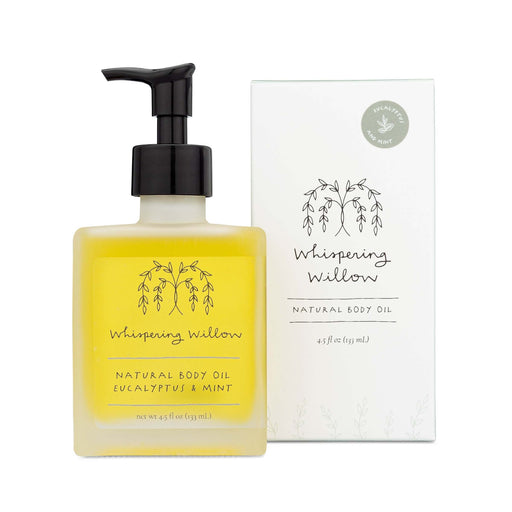 Whispering Willow Eucalyptus & Mint Body Oil Body Oil Beige