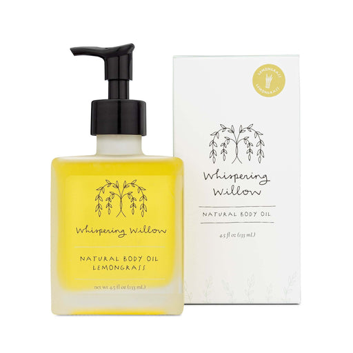 Whispering Willow Lemongrass Body Oil Body Oil Beige