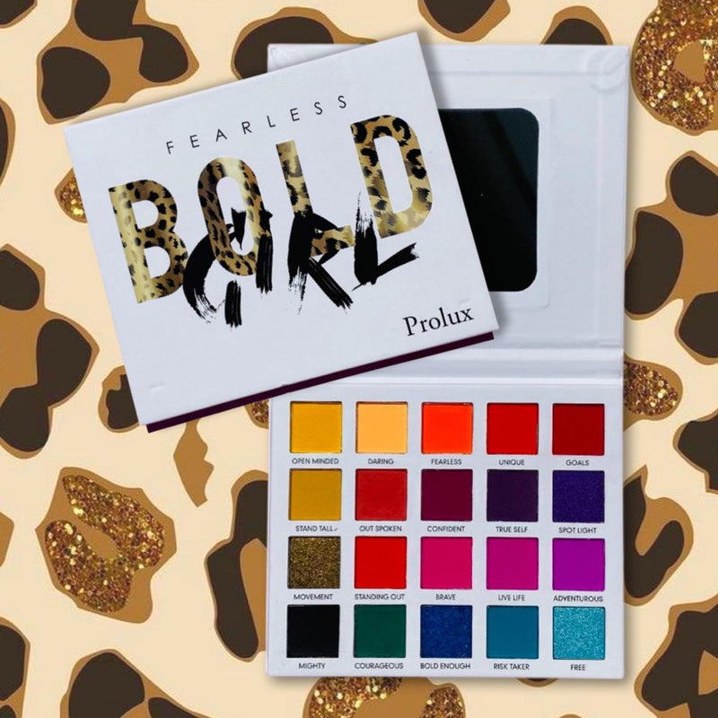 Prolux Cosmetics Bold Girl Eyeshadow Palette EYESHADOW Light Gray