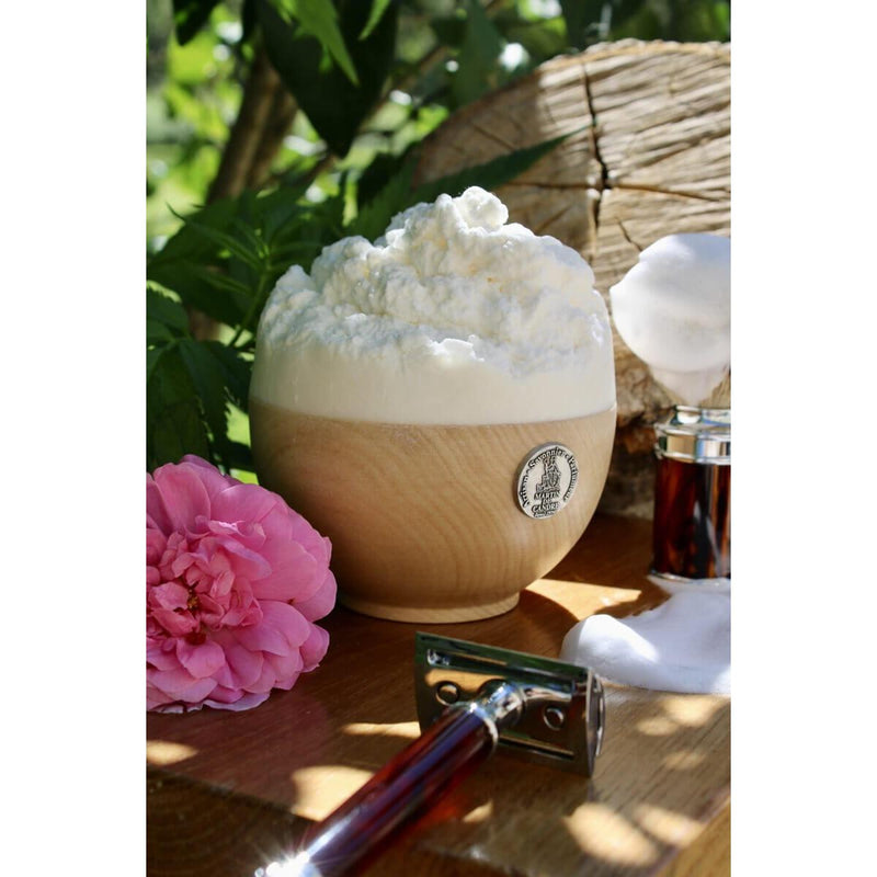 Martin de Candre Martin de Candre Rose Collection Shaving Soap Shaving Soap Dark Slate Gray Wooden Bowl 200g