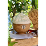 Martin de Candre Martin de Candre Vetyver Collection Shaving Soap Shaving Soap Dark Khaki Wooden Bowl 200g