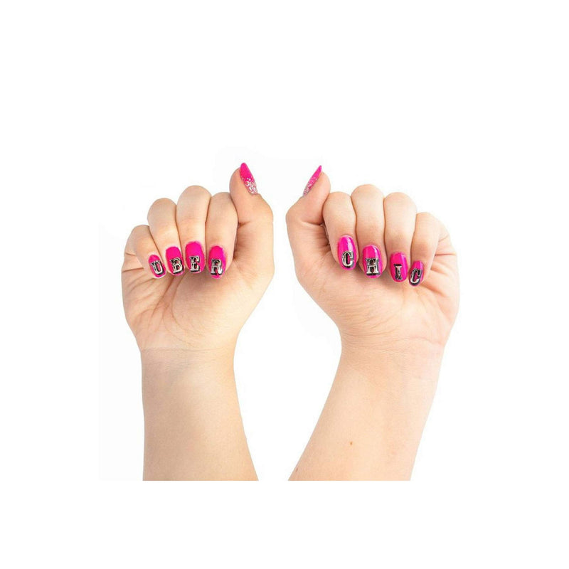 UberChic Beauty Alphabet-01 Stamping Plate Wheat