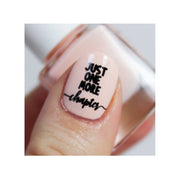UberChic Beauty Just One More Chapter Stamping Plate Gray