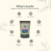 Euphoric Herbals Botanical Beauty Tea Herbal Tea Seashell 60 Cup Servings,30 Cup Servings