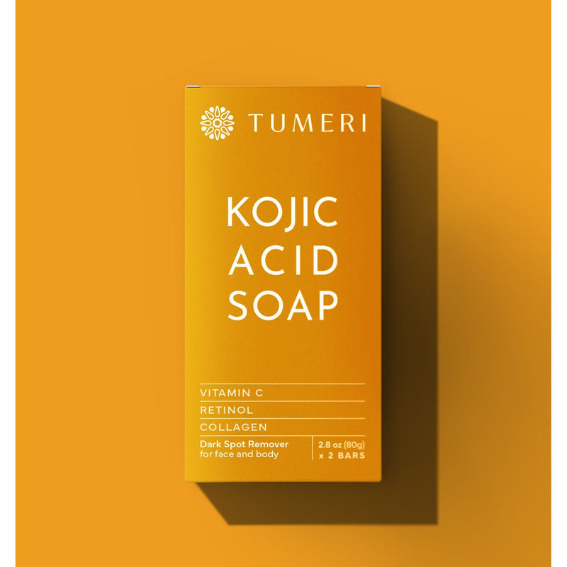 TUMERI Turmeric Kojic Acid Soap - Face and Body Health & Beauty Goldenrod