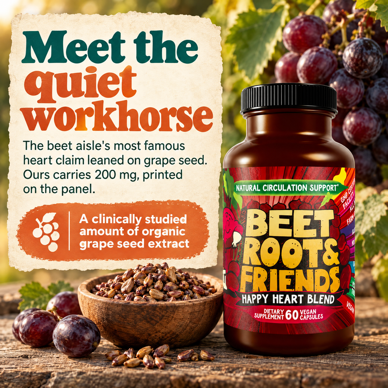 Hippie Farms Premium Total Heart & Circulation Blend - Beetroot & Friends Vitamins & Supplements Antique White