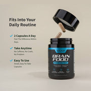 Snap Supplements Brain Food - Buy 2 Get 1 Free Gray