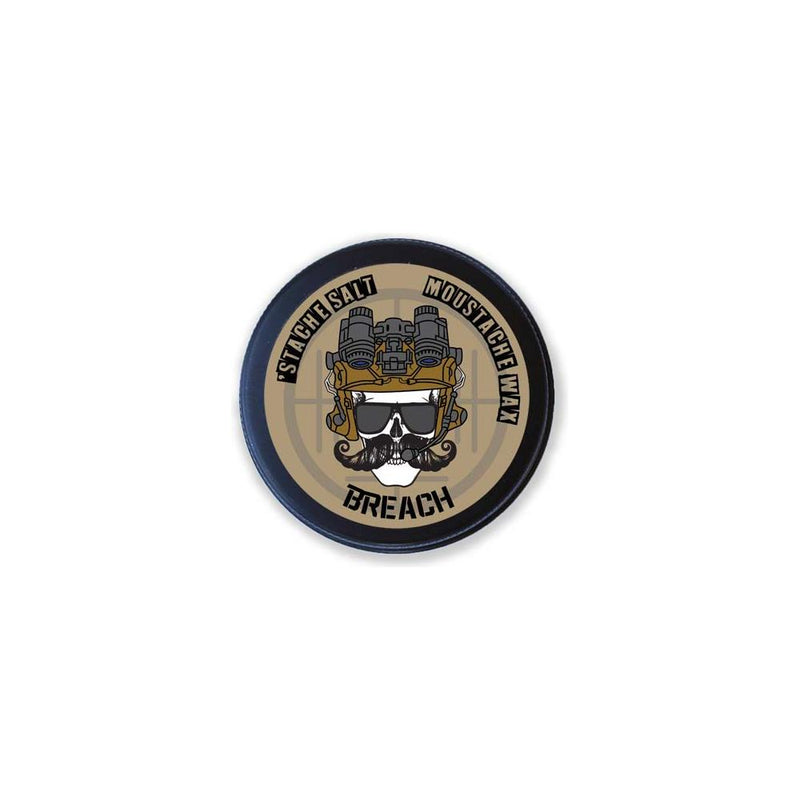 Stache Salt Moustache Wax Breach Moustache Wax- Strong Hold Moustache Wax Dark Slate Gray