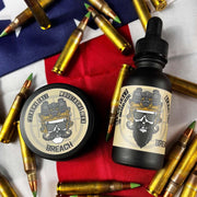 Stache Salt Moustache Wax Breach Beard Oil Beard Oil Gray