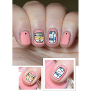 UberChic Beauty Tasty Series: Breakfast Stamping Plate Rosy Brown