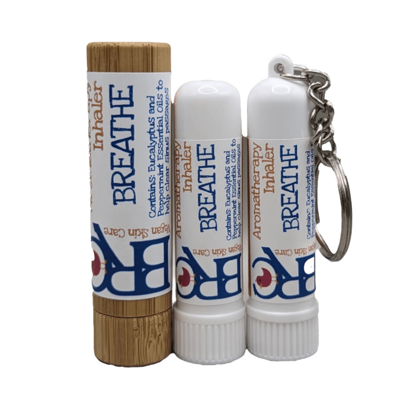 By Robin Creations Breathe Cold Care Aromatherapy Inhaler Aromatherapy Gray Plastic - without a keychain,Plastic - with a keychain,Bamboo (100% Plastic-Free & Zero Waste)