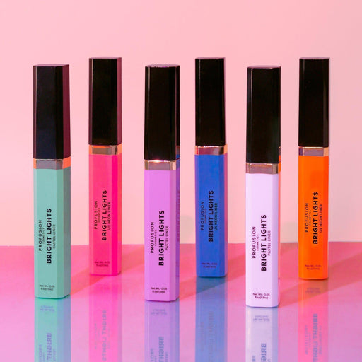 Profusion Cosmetics Bright Lights | Neon & Pastel Graphic Liners Eyes Pink Blue,Pink,Orange,Lavender,Mint,White