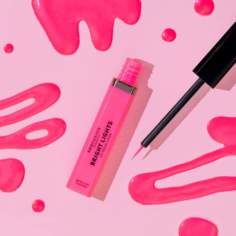 Profusion Cosmetics Bright Lights | Neon & Pastel Graphic Liners Eyes Pink Blue,Pink,Orange,Lavender,Mint,White