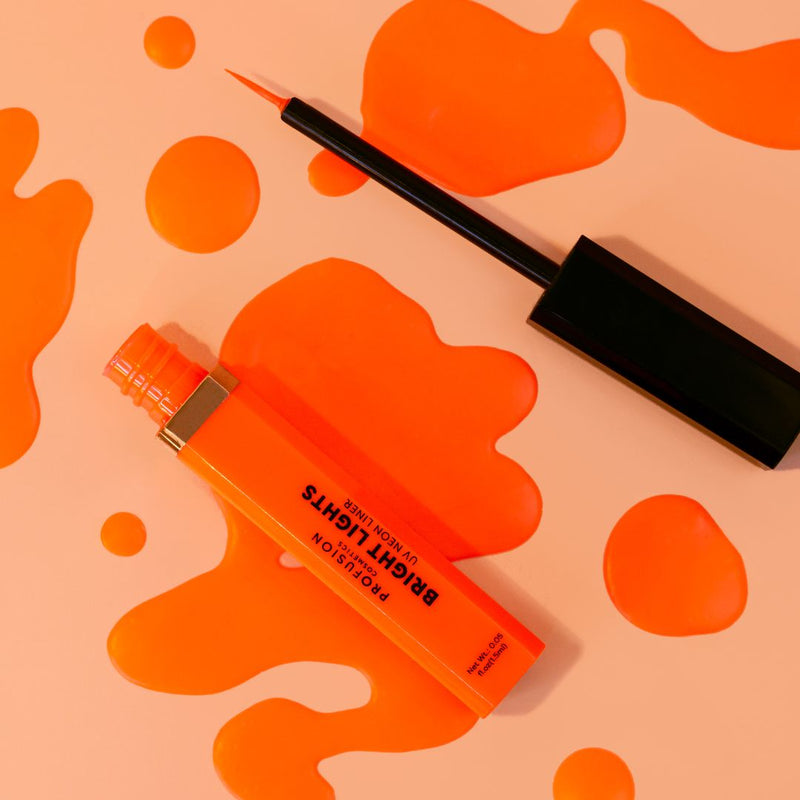 Profusion Cosmetics Bright Lights | Neon & Pastel Graphic Liners Eyes Light Salmon Blue,Pink,Orange,Lavender,Mint,White