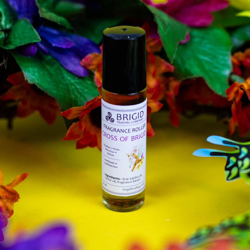 Brigid Trading Company Natural Fragrance Roller Bottles - Featuring Our Unique Fragrances perfume Black Ostara - Heather, Rosemary, and Black Pepper,The Florist - Jasmine, Ylang Ylang, Helichrysum, and Sandalwood,Forest Blend - Balsam, Pine, Citrus, Juniper Berry,Sleep Blend - Lavender, Chamomile, and Vanilla,Herbal Blend - Frankincense, Rosemary, Myrtle,Ca